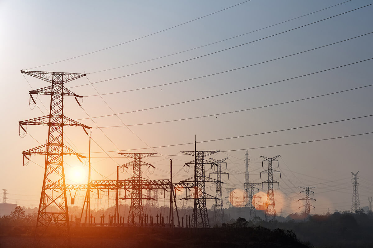 power transmission lines